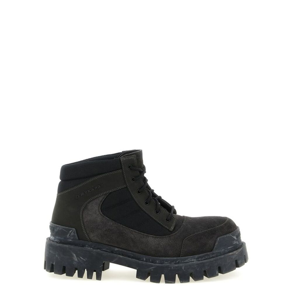 Balenciaga Men's Combat Strike Ankle Boots - Picture 1 of 4